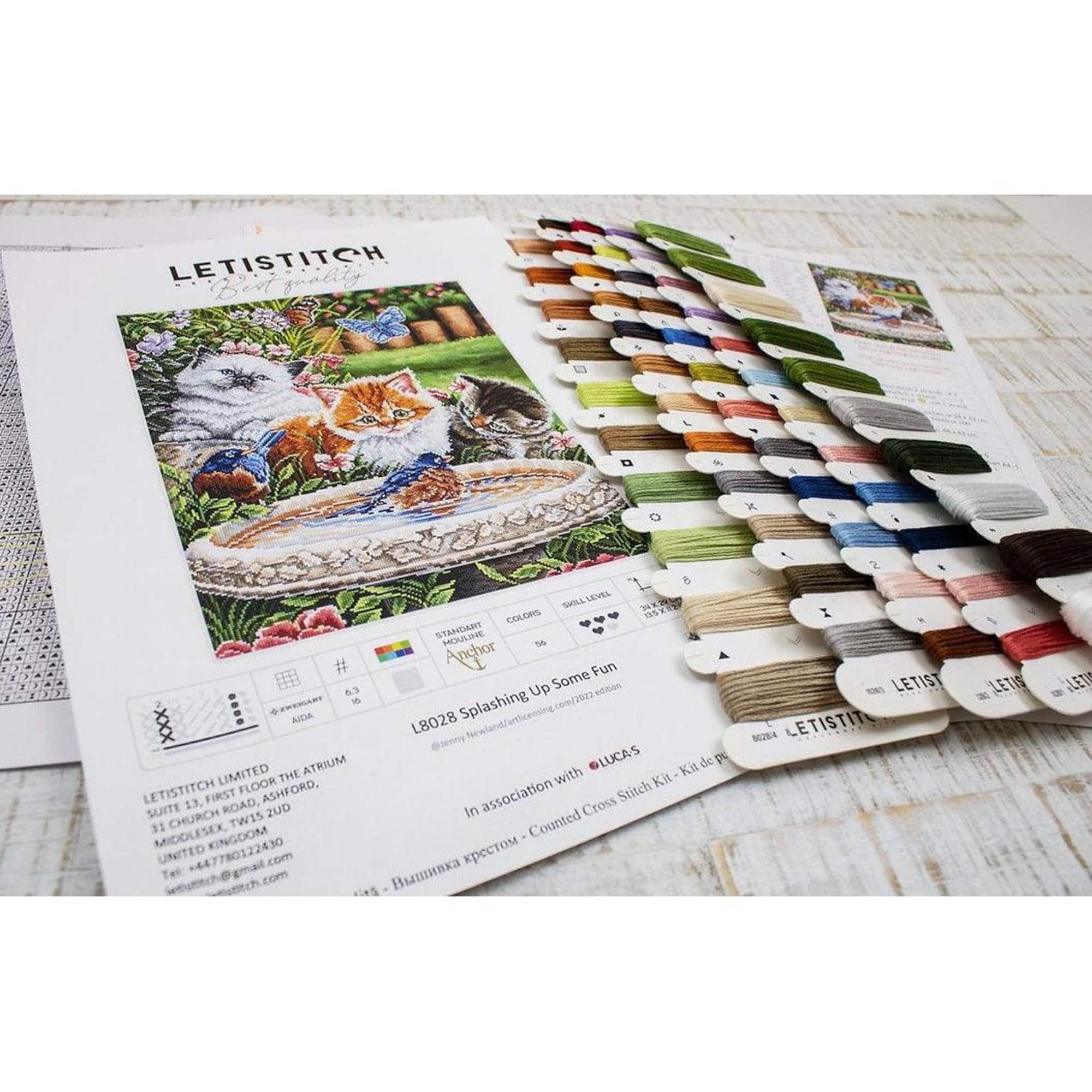 Letistitch Splashing Up Some Fun Counted Cross Stitch Kit
